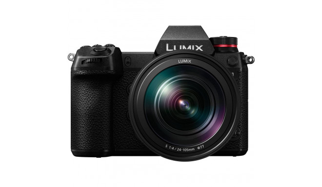 Panasonic Lumix DC-S1 + LUMIX S 24-105mm F4 MACRO O.I.S. (S-R24105)(DC-S1ME)(Black)