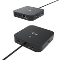i-tec USB-C Dual Display Docking Station 2x DP LAN AUDIO Power Delivery 100 W - Stacja dokująca