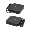 i-tec USB-C Dual Display Docking Station 2x DP LAN AUDIO Power Delivery 100 W - Stacja dokująca