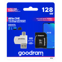 GOODRAM 128GB microSDXC class 10 UHS I + adapter + czytnik