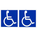Disability car sticker