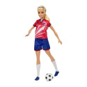 Barbie® jalgpallinukk, blond