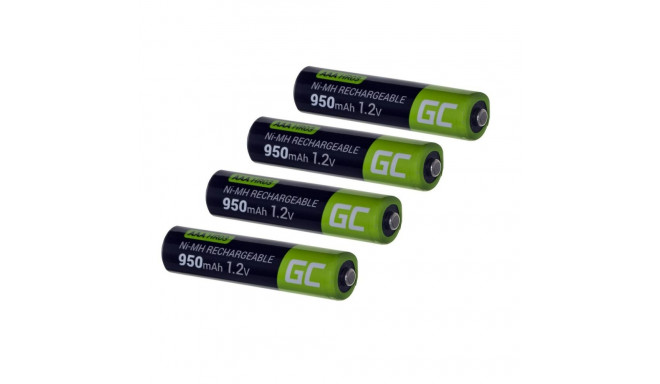 Laetavad Akud Green Cell GR03 950 mAh 1,2 V AAA