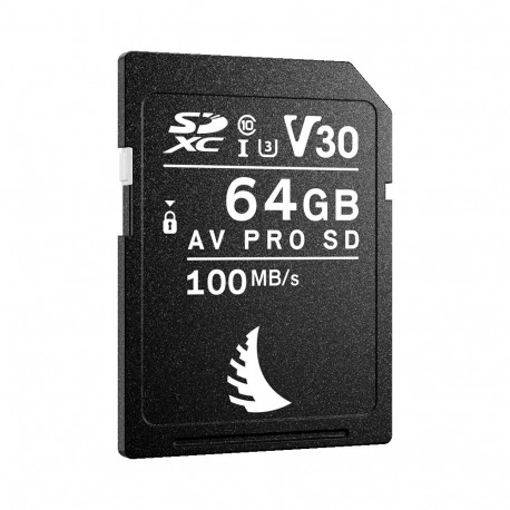 Angelbird SD AV PRO SDXC, SD 6.1, UHS-I, R100/W52 (V30) 64GB