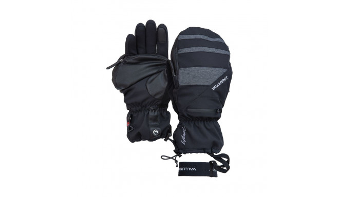 Vallerret Skadi Zipper Mitt LRS: Black XS