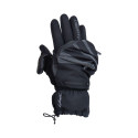 VALLERRET SKADI ZIPPER MITT LRS: BLACK XS