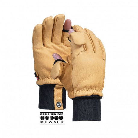 Vallerret Hatchet Leather Photography Glove Natural S