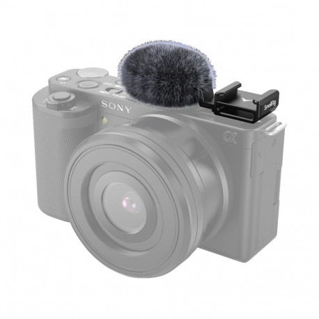 SmallRig 3526 Cold Shoe Adapter with windshield Kit For Sony ZV-E10 & ZV-1