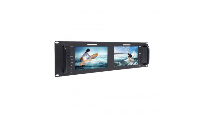 SEETEC MONITOR D71-H (DUAL 7" 3RU)2*7 INCH