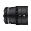 Samyang 24mm T1.5 VDSLR MK2 objektiiv Canon EF