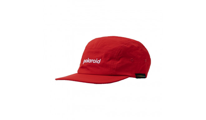 POLAROID CAP 5 PANEL RED