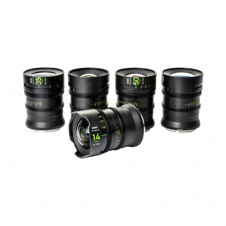 NiSi Cine Lens Set Athena Prime Fuji G-Mount (Without Drop-In Filter)