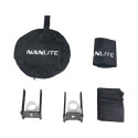 NANLITE BARNDOOR WITH EGGCRATE FOR PAVOTUBE II 15C