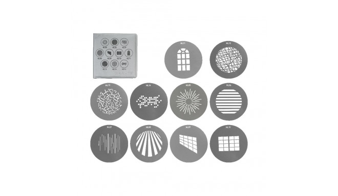 Nanlite GOBO Set 1 for PJ-FMM