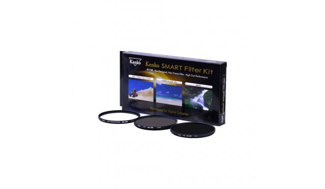Kenko Smart Filter 3-Kit Protect/CPL/ND8 72mm