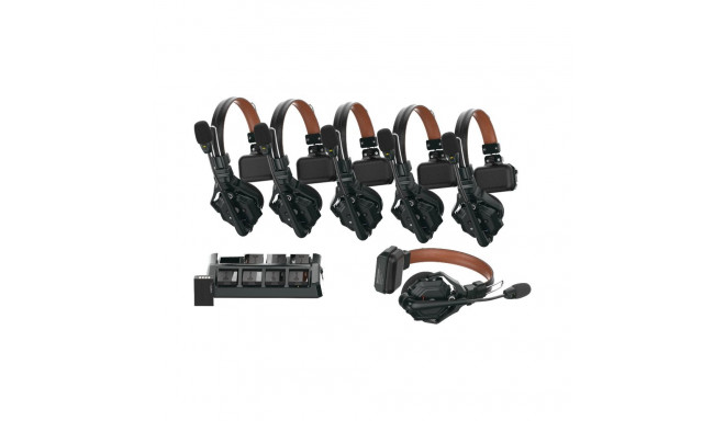 Hollyland Solidcom C1 Pro  Wireless Intercom System with 6 ENC headsets