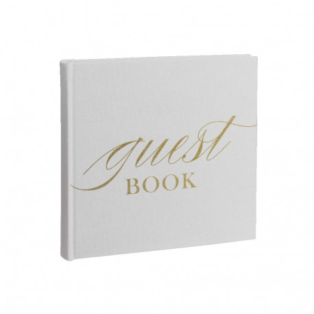 Focus Base Line Canvas Album 20x20 Guestbook White
