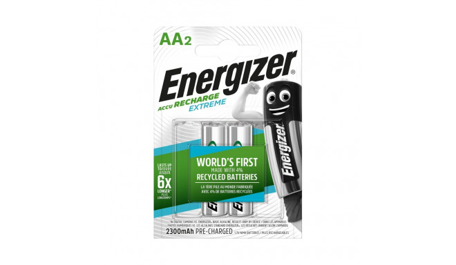 ENERGIZER RECHARGE EXTREME ECO AA 2300MAH 2 PACK