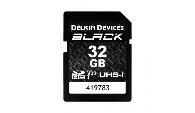 DELKIN SDHC BLACK RUGGED UHS-I R90/W90 (V30) 32GB