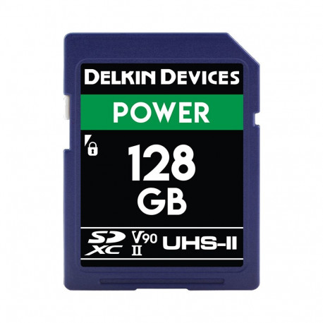 Delkin SDXC Power 2000X UHS-II U3 (V90) R300/W250 128GB