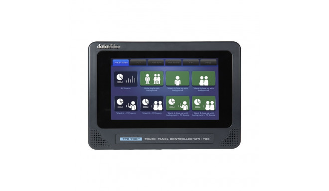 Datavideo TPC-700P Multifunctional touchpanel with PoE