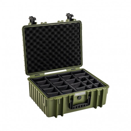 BW Outdoor Cases Type 6000 / Bronze green (divider system)