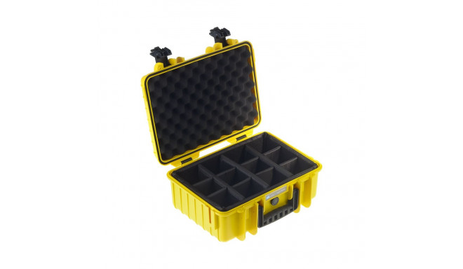 BW Outdoor Cases Type 4000 / Yellow (divider system)