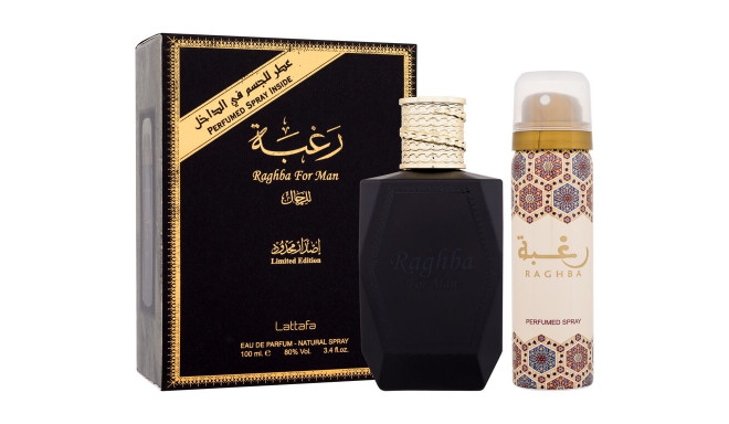 Lattafa Raghba Eau de Parfum (100ml) (Edp 100 ml + Deodorant 50 ml)