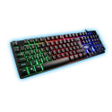 Foxxray Vanish Silent Keyboard Wired, Black