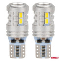 LED canbus T10 W5W 6*3020 1*3030SMD valge 12/24V