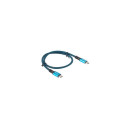 USB-C M/M 4.0 CABLE 0.5M 100W 8K 30HZ BLACK-BLUE LANBERG