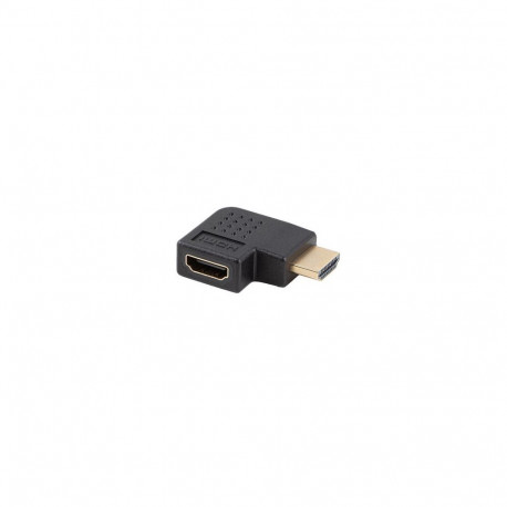 Lanberg adapter HDMI(M)–HDMI(F) 4K, paremnurkne, must