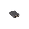 HDMI(F)->HDMI(F) ADAPTER 4K BLACK LANBERG