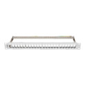 PATCH PANEL BLANK 24 PORT 1U 19" FTP FOR KEYSTONE MODULES GREY LANBERG