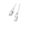 PATCHCORD CAT.6 FTP 15M WHITE FLUKE PASSED LANBERG