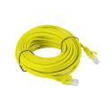 PATCHCORD CAT.6 UTP 10M YELLOW FLUKE PASSED LANBERG