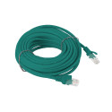 PATCHCORD CAT.6 UTP 10M GREEN FLUKE PASSED LANBERG