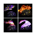 Elight L1 2in1 Rotating Star Sky projector and Night lamp with 4x AAA / USB Cable Blue