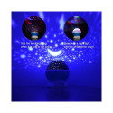 Elight L1 2in1 Rotating Star Sky projector and Night lamp with 4x AAA / USB Cable Blue