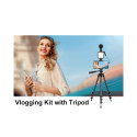 Elight M5 Vlog Telefona Fix Video & Foto komplekts ar Led gaismu / Mikrofonu / Statīvu 1.3m / pulti