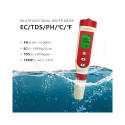 IVY Aqua H41 4in1 Water Quality & Hardness meter pen measures TDS EC Temperature PH White