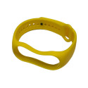 iWear Universal Silicone Strap for Smart Bracelet models - SM6 SM7 SM8 / Xiaomi Mi Band 5 6 7 Yellow
