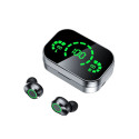 WoW YD03 TWS Bluetooth 5.3 juhtmeta Hi-Fi-peakomplekt HD-mikrofoniga USB Power Bank Black