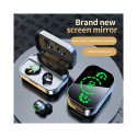 WoW YD03 TWS Bluetooth 5.3 juhtmeta Hi-Fi-peakomplekt HD-mikrofoniga USB Power Bank Black