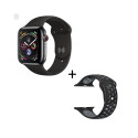 iWear G5 Aluminum Sport BT Call Smart Watch with Heartrate & Blood Oxygen monitor + extra strap Blac