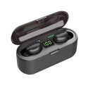 WoW F9 Sporta & Izklaides Super-Fit TWS Bluetooth 5.1 Stereo Auztiņas ar HD Mik. LED uzlādes USB Pow