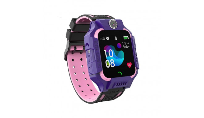 Bemi K2 Water Resist IP67 Sim GPS Tracking Kids Watch with Voice Call & Chat Camera Purple