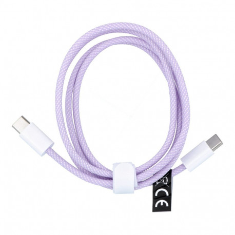 Cable Type C to Type C PD QC3.0 3A 60W C263 1 m purple