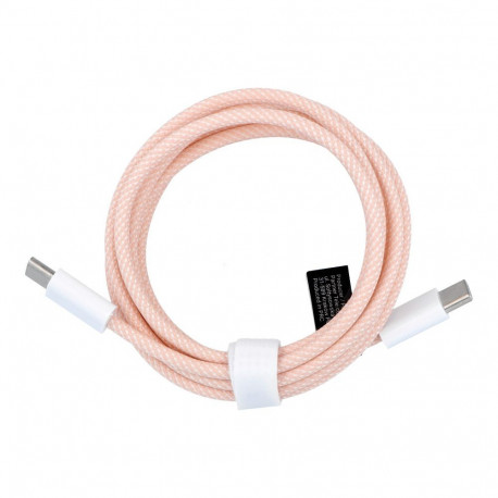 Cable Type C to Type C PD QC3.0 3A 60W C263 1,5 m pink
