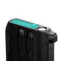 Powerbanka Joyroom JR-L017 22,5W 10000mAh s vestavěným USB-C / Lightning kabely - černá